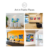 Bold and Bright art card set – Abstracts I (5 Cards)