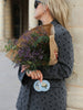 Hand-painted Hydrangea Compact Mirror | Eco-Friendly