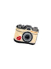 Hand-Painted NY Vintage Camera Claw Clip | Eco-Friendly