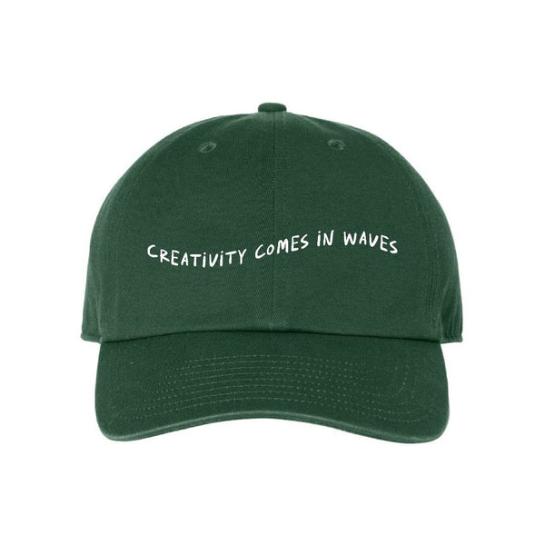 Cap | Creativity Comes in Waves - (Hunter Green)