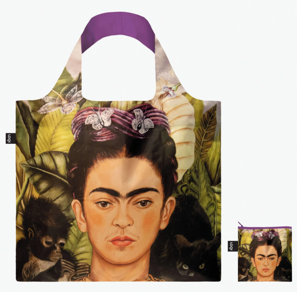 Self-portrait with Hummingbird | Recycled Bag