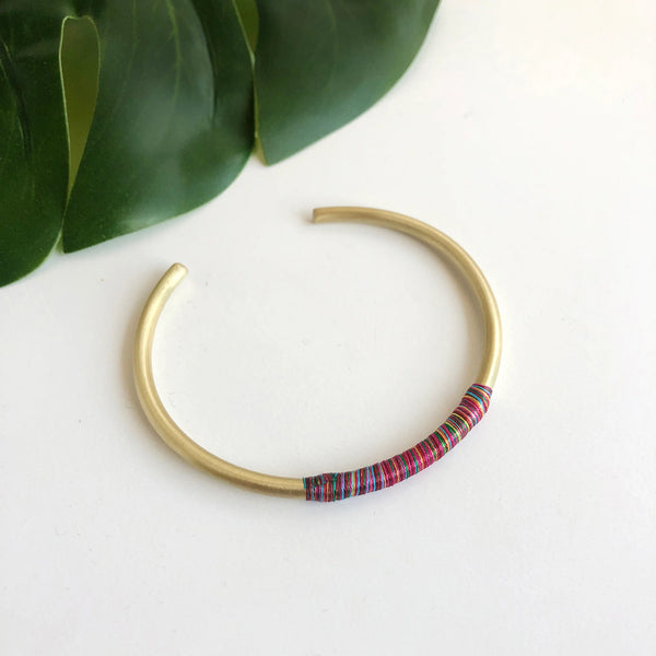 Wrapped Cuff | Raja Rainbow