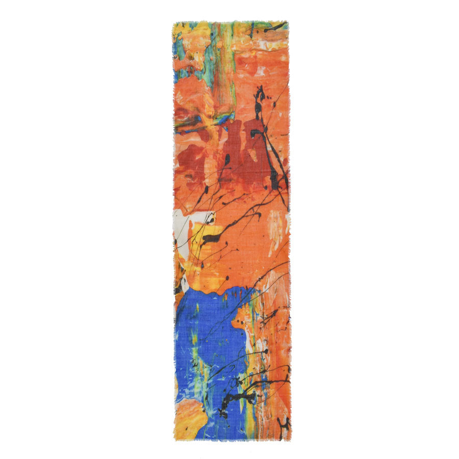 Abstract Wool Scarf | Bristol