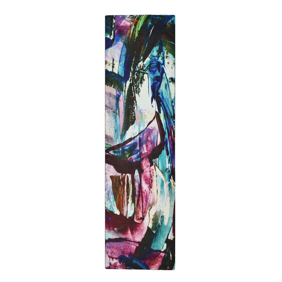 Abstract Brushstroke Scarf | Celine