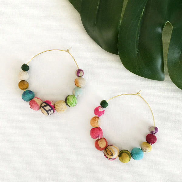 Graduated Hoops | Kantha