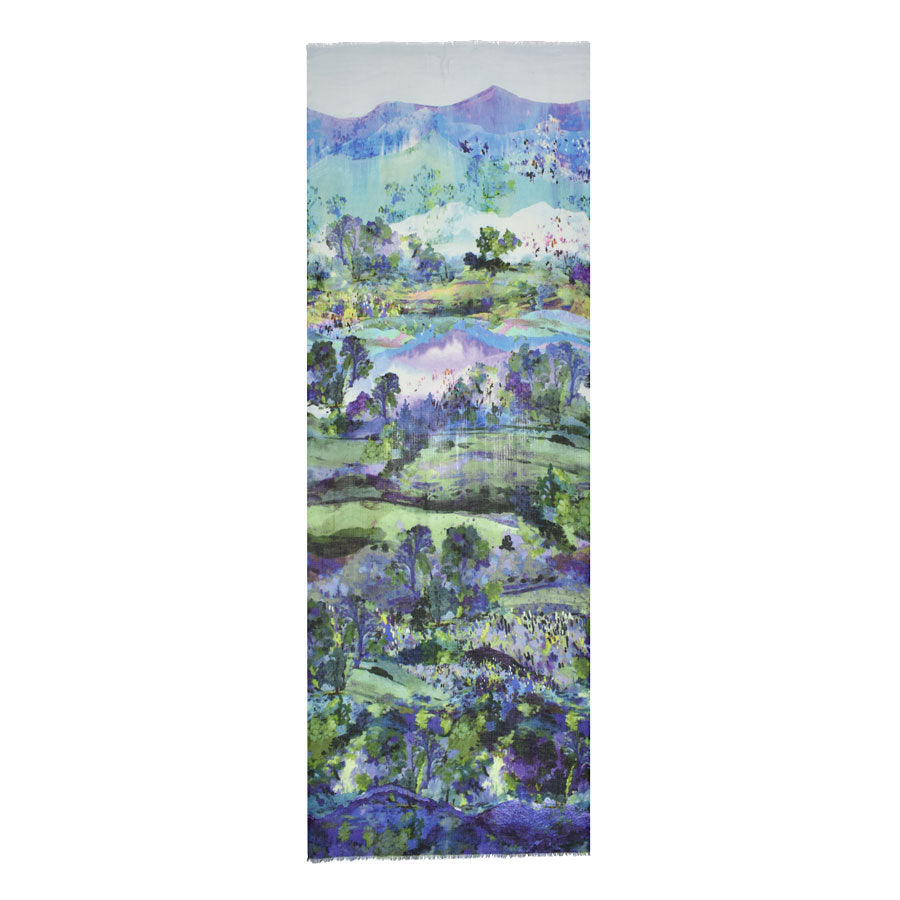 Painterly Landscape Scarf | Enchanted