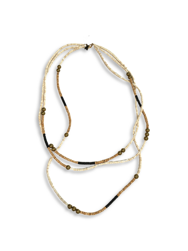 Triple Strand Pucalet Necklace