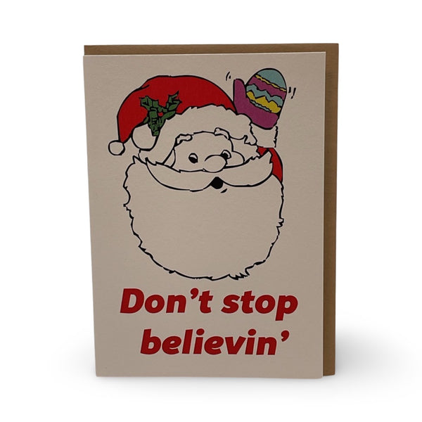 Don't Stop Santa | Notecard