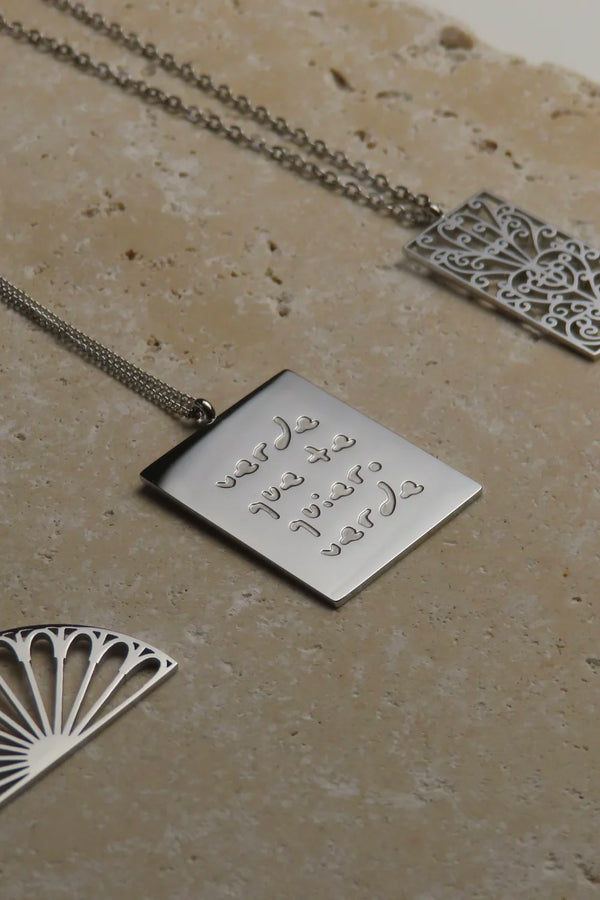 Necklace | Lorca - Stainless Silver