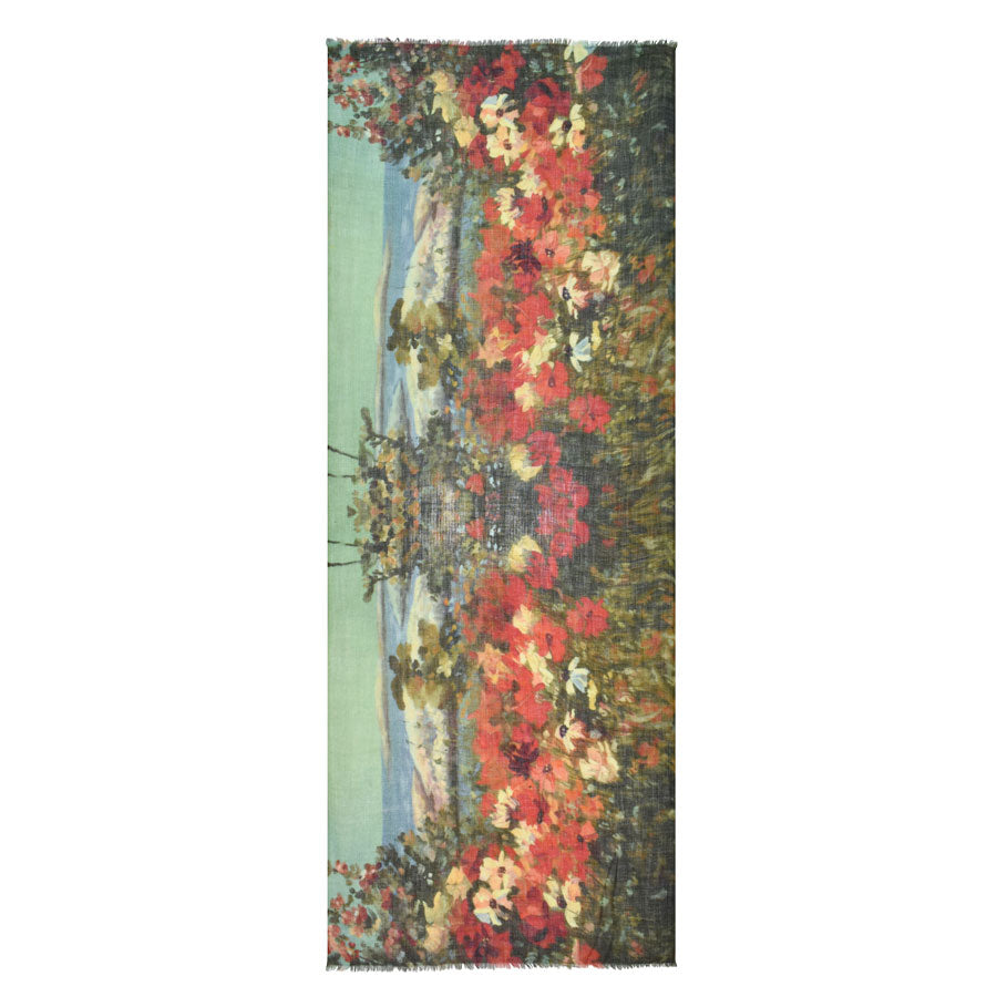 Painterly Landscape Scarf | Leah