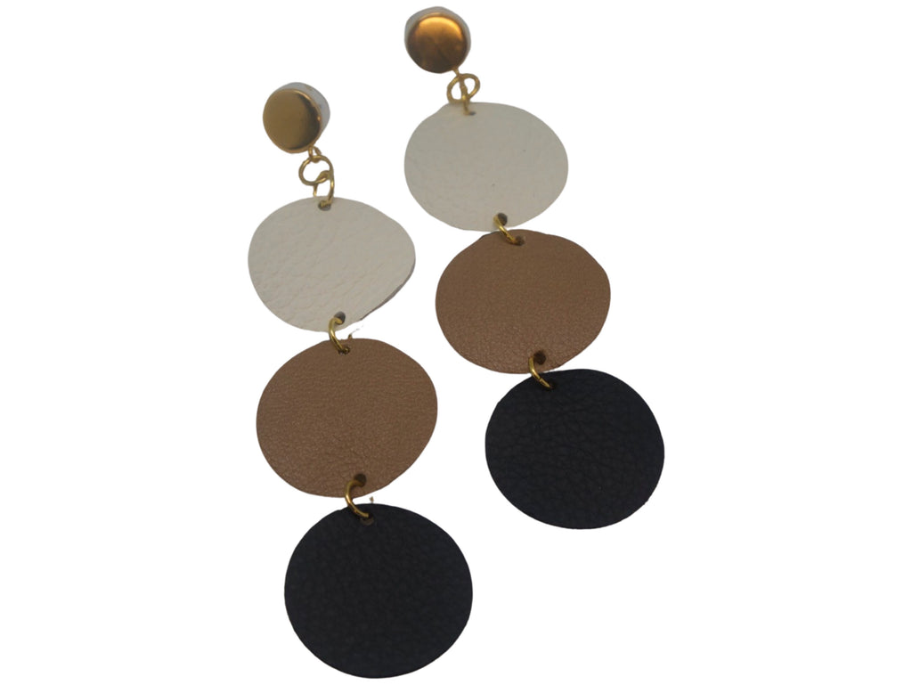 Leather Circle | Earrings