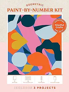 Mindful Crafts | Geometric Paint by Number Kit