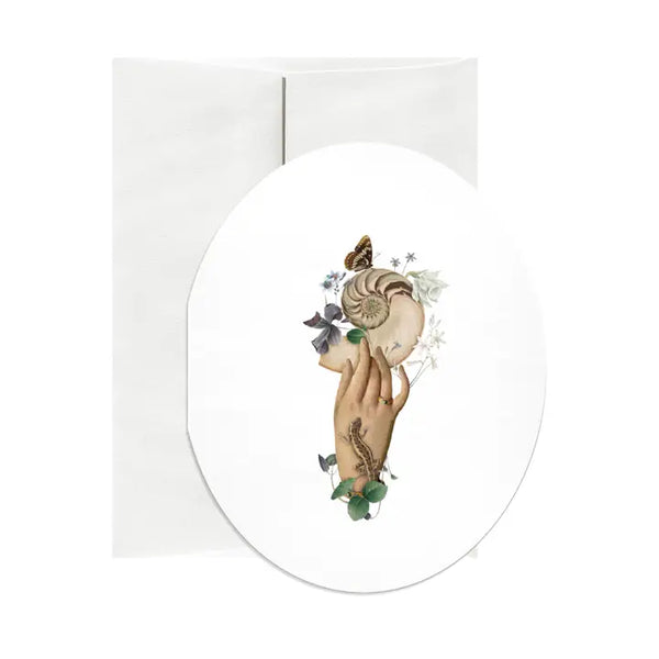 Greeting Card | Nautilus Oval