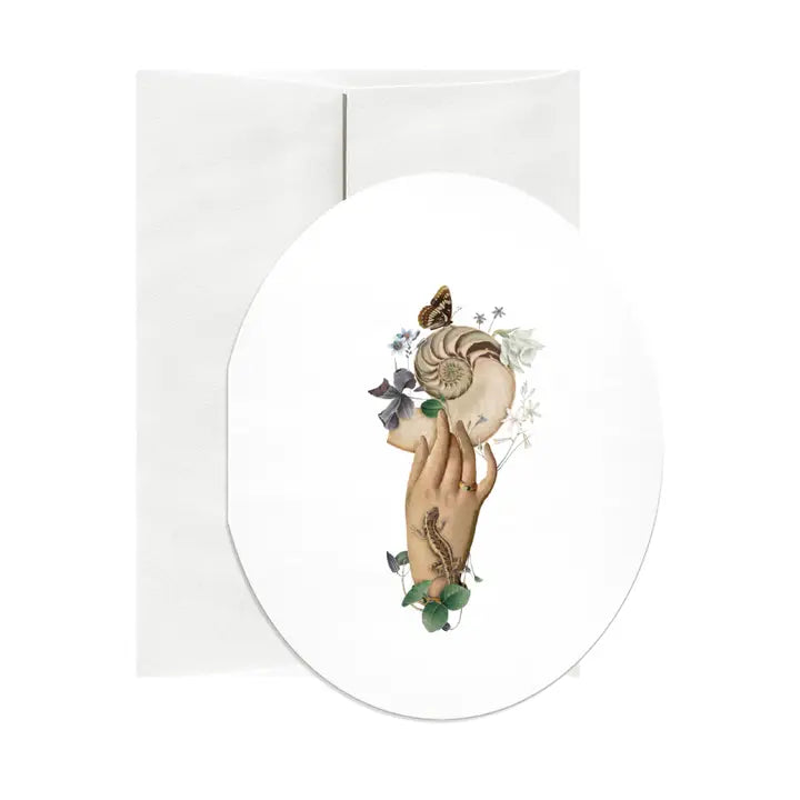 Greeting Card | Nautilus Oval