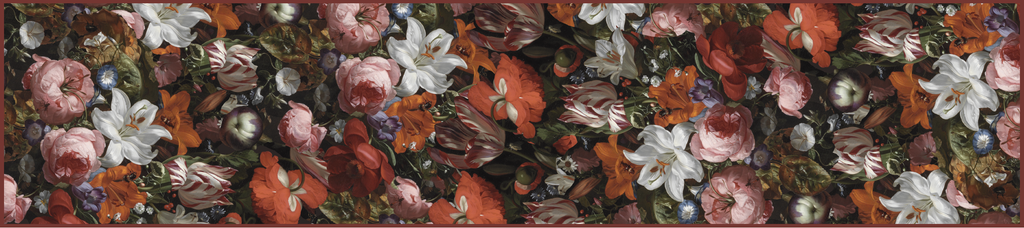 Habotai Silk Scarf | Rachel Ruysch Still Life