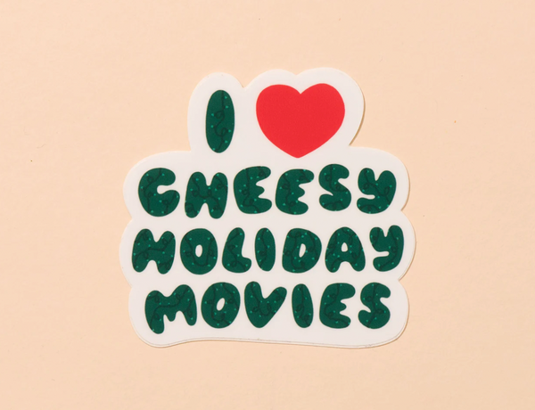 Sticker | I Heart Cheesy Holiday Movies