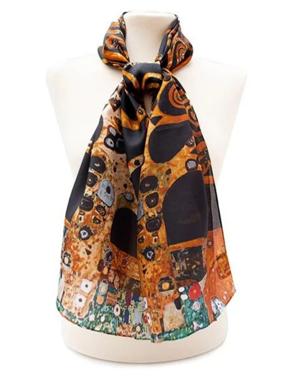 Habotai Silk Scarf | Klimt Tree of Life