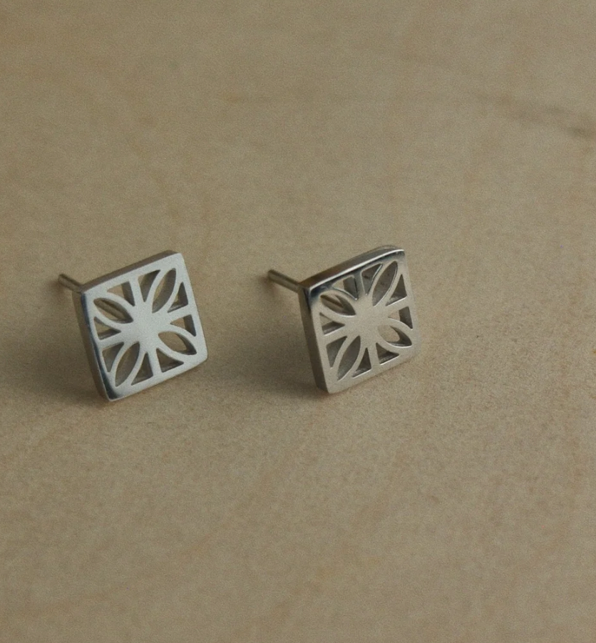 Earrings | Pétalo - Stainless Silver