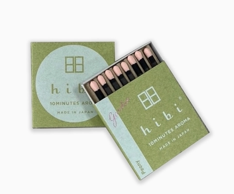 Incense Matches | Peony, Box of 8
