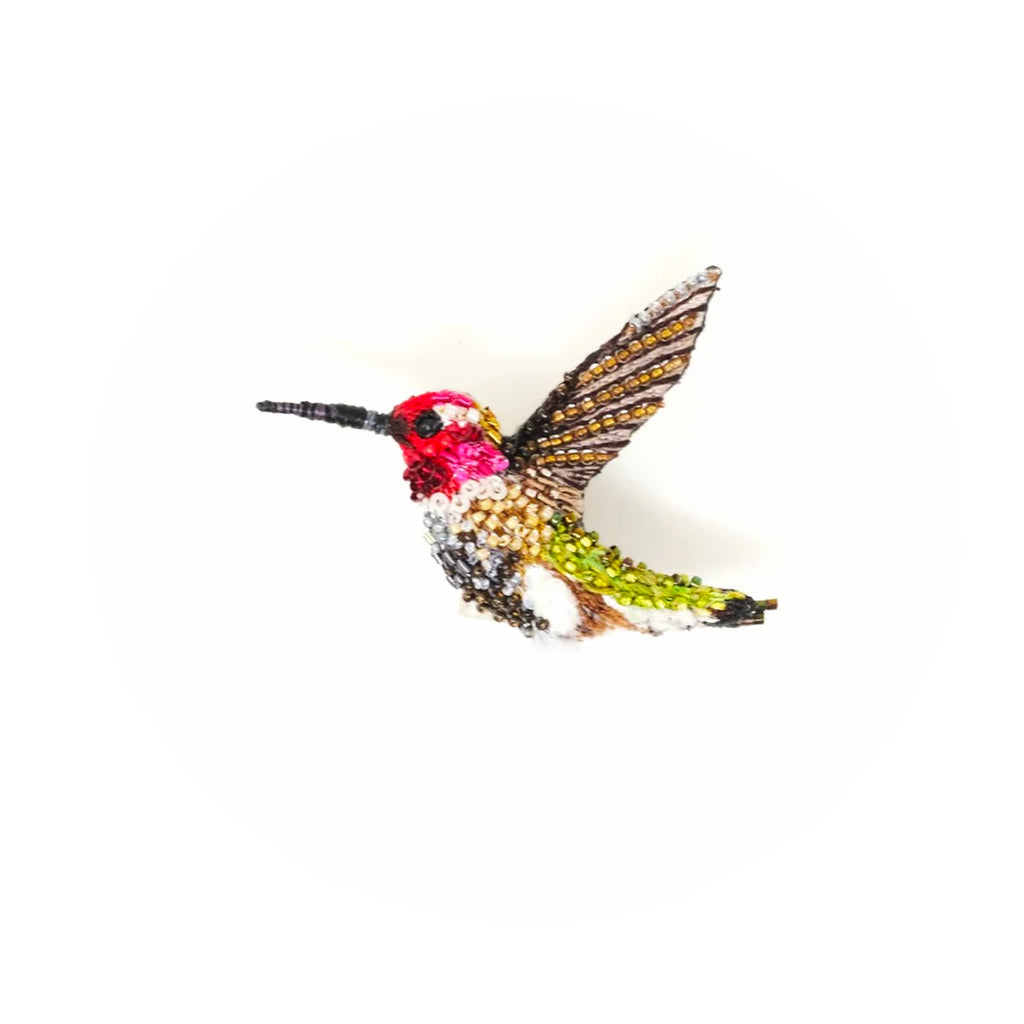 Brooch Pin | Sparkling Hummingbird