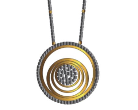 Necklace | Twist (Grey)