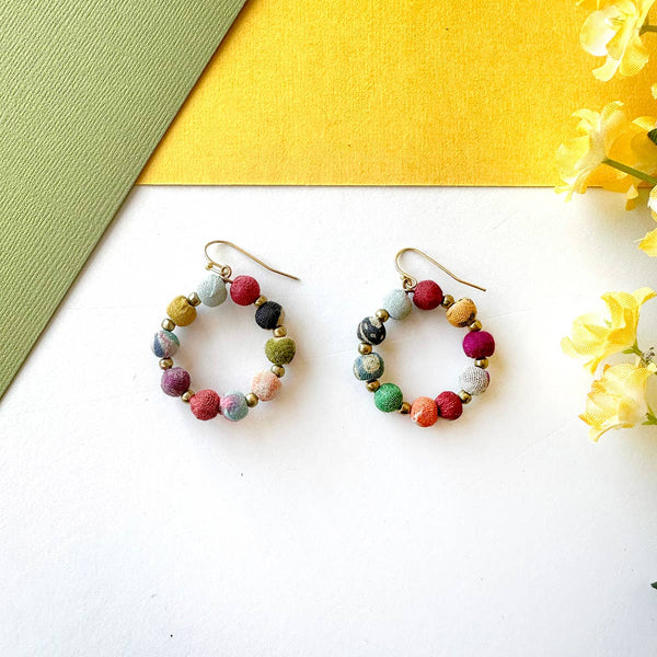 Earrings | Encircled Kantha