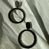 Earrings | Hoop Leather 140