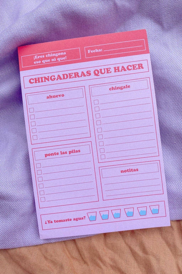 NotePad | Chingaderas Que Hacer