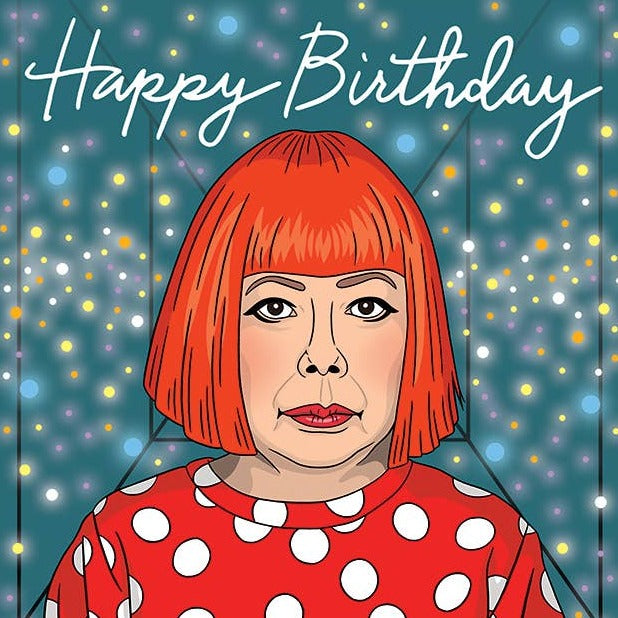 Yayoi Kusama Birthday Card NMWA Shop