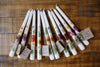 Tapered Candles | 10" Botanical, Real Flowers