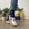 Socks | Celeste in Brick & Rave Blue