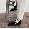 Socks | Dottie in Black & Natural