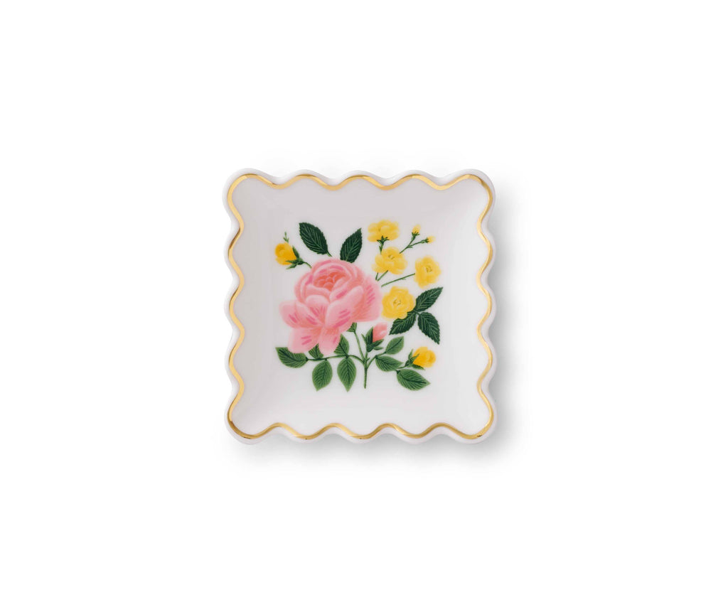 Ring Dish | Roses Scalloped