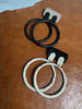 Earrings | Hoop Leather 140