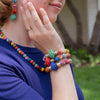 Bracelet | Kantha Gilded Bobbin