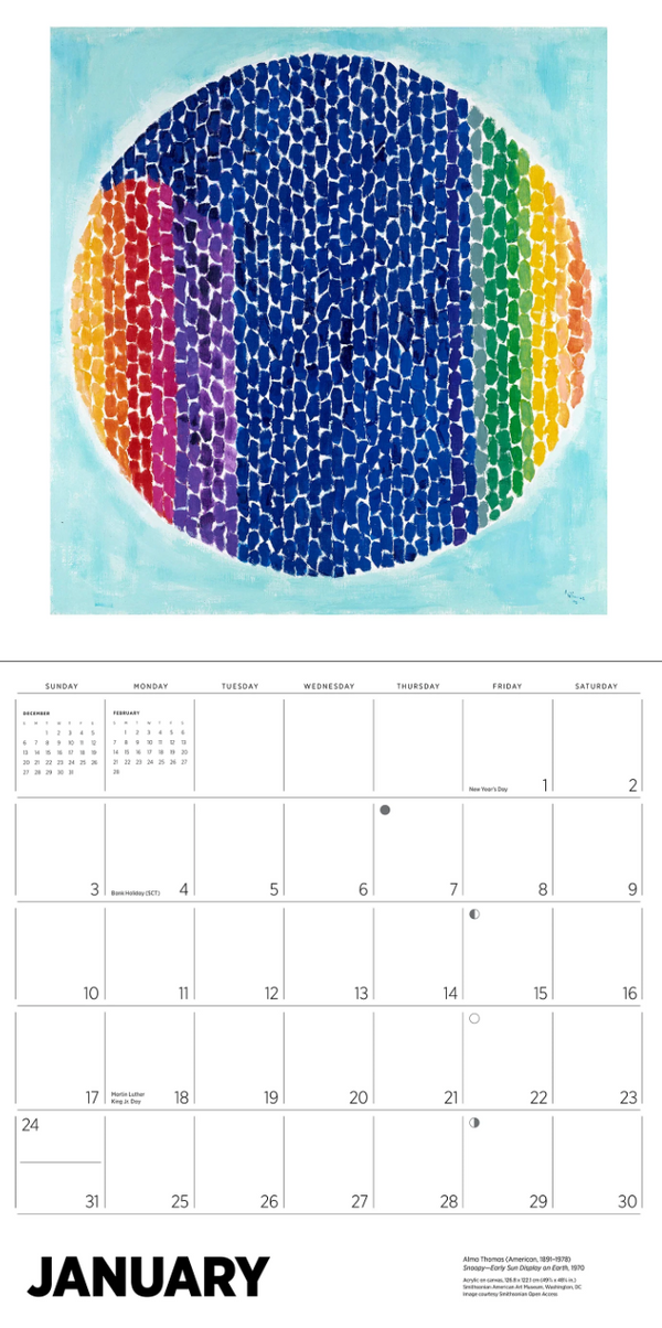 Alma Thomas 2027 Wall Calendar