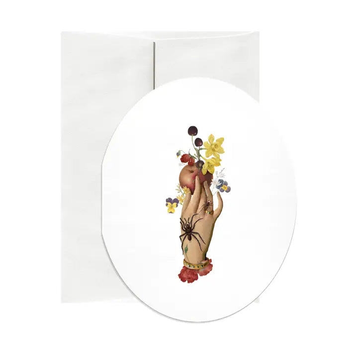Greeting Card | Apple Oval