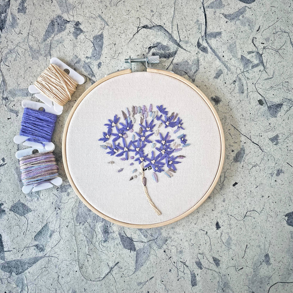 Allium (5") - DIY Embroidery Kit