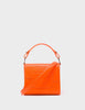 Micro Crossbody | Neon Orange Leather,Eyes Embroidery