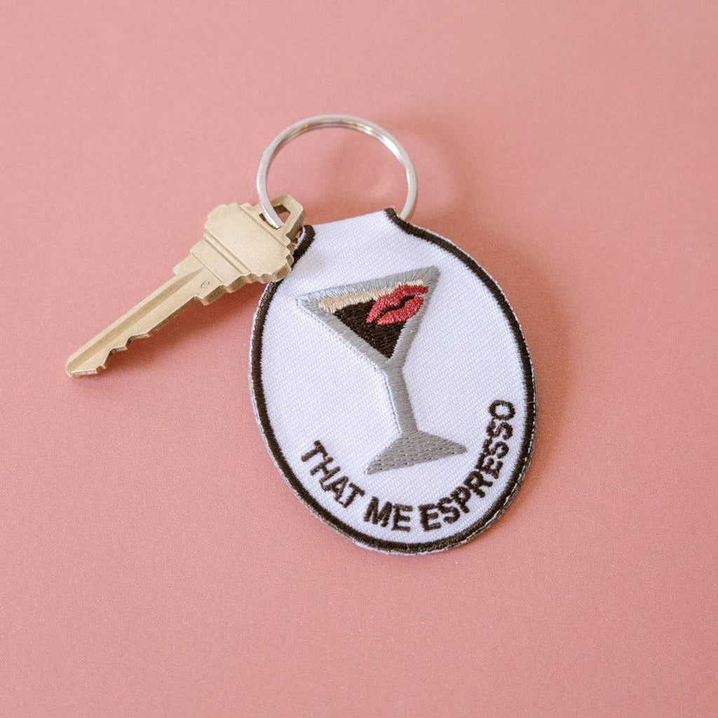Keychain | Espresso M Embroidered