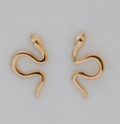 Earrings | Snake - Gold Natural History