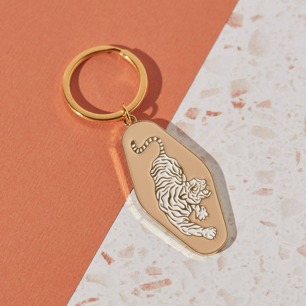 Enamel Keychain | Tiger