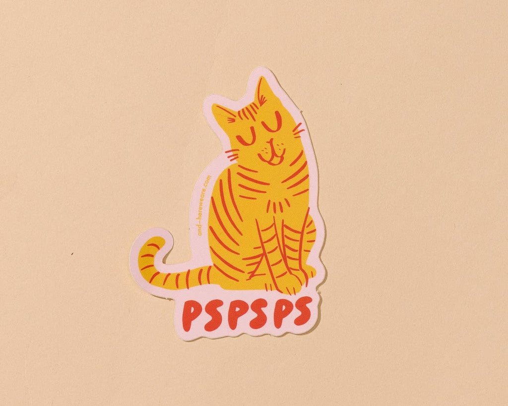 Sticker | Striped Cat Pspsps