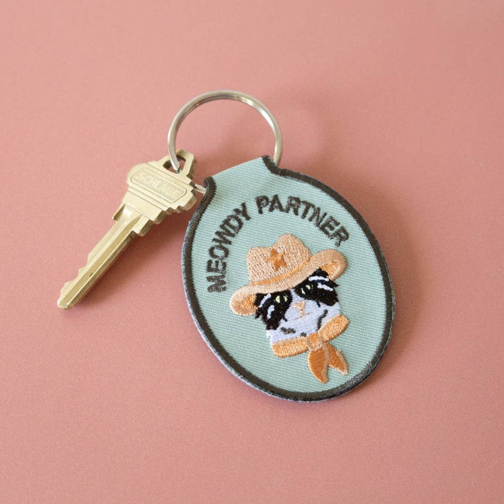 Keychain | Meowdy Partner Embroidered