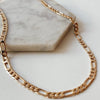 Necklace | 18k Gold Filled Petite Figaro Chain | 2mm