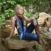 Belinda Diamond Weave  Wool Scarf