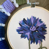 Bachelor Button (5") - DIY Embroidery Kit