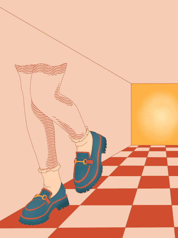 Print | Red Checkers 8.5"x11"