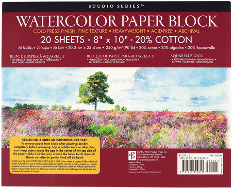 Studio Series Watercolor Paper Block