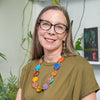 Necklace | Kantha Dotted Disc